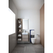 Laufen Cleanet RIVA Douche WC 35.5x60x41.5cm diepspoel incl. closetzitting met deksel en softclose keramiek Glans Wit SW87194