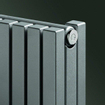 VASCO CARRE Radiator (decor) H160xD8.6xL59.5cm 1839W Staal Anthracite January SW139555