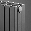 VASCO CARRE Radiator (decor) H180xD8.5xL77.5cm 3052W Staal Anthracite January SW143049