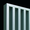 VASCO ARCHE Radiator (decor) H200xD4.5xL47cm 1164W Staal Aluminium Grey January SW139151