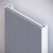 VASCO BRYCE Radiator (decor) H220xD10xL60cm 2590W Aluminium Grey White January SW140911