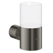 GROHE Atrio wandhouder v. glas of zeepdispenser brushed hard graphite SW224934