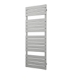 Plieger Genua M designradiator horizontaal middenaansluiting 1520x550mm 800W parelgrijs (pearl grey) SW225741