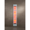 Sunshower Deluxe White - 32x187x16cm - UV- en infrarood - inbouw - full body - 2000watt - aluminium wit SW719915