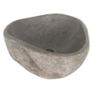 Differnz Lombok waskom 40x50cm riviersteen grijs SW204105