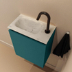 MONDIAZ TURE-DLUX 40cm toiletmeubel Smag. EDEN wastafel Opalo positie links. Met 1 kraangat. SW1104579
