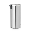 Brabantia NewIcon Pedaalemmer - 30 liter - kunststof binnenemmer - matt steel fingerprint proof SW1117491
