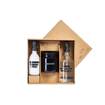 Wellmark Giftbox Handverzorging 3-delig met kaars Helder Glas Zwarte pomp SW699582