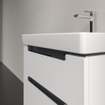 Villeroy & Boch Subway 2.0 wastafelonderkast 58.7x59x45.4cm glossy white SW118788