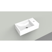 Arcqua Marble Free fontein - 40x22x12cm - kraangat rechts - glans wit SW909465