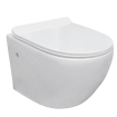 Nemo Go Aquaflow toiletset Spoelrandloos bestaande uit Geberit inbouwreservoir, met softclose toiletzitting quick release en bedieningsplaat wit SW286733