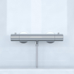 Brauer Chrome Edition Thermostaatkraan opbouw - 2 gladde knoppen - chroom SW1182