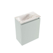 MONDIAZ TURE-DLUX 40cm toiletmeubel Greey. EDEN wastafel Frappe positie links. Zonder kraangat. SW1102766