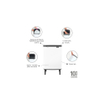 Brabantia Bo Hi Afvalemmer - 12 liter - kunststof binnenemmer - wit SW1117400