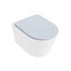 MONDIAZ LAVIE wandclosetpack - 36x53cm - diepspoel - rimless - Talc (offwhite) - softclose - quick-release - toiletzitting - clay (blauw) SW1208595