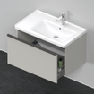 Duravit D-Neo wastafelonderkast 78.4x44x45.2cm 1 lade met softclose Betongrijs Mat SW640746