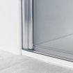 Saniclass Neptune 6211 Douchedeur - 80x200cm - profiel veiligheidsglas - anti kalk - chroom SW446