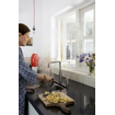 Quooker NL Fusion Square keukenkraan koud, warm en kokend water met COMBI+ reservoir RVS SW242797