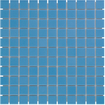 The Mosaic Factory Barcelona mozaïektegel - 30x30cm - wandtegel - Vierkant - Porselein Blue Glans SW258542