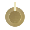 Hotbath Cobber Inbouwthermostaat met 2 pushbuttons rechthoek geborsteld messing (goud) PVD SW237523