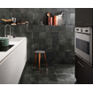SAMPLE Fap Ceramiche Vloer- en wandtegel Maku Dark Natuursteenlook Vintage Mat Antraciet SW736495