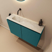MONDIAZ TURE-DLUX 80cm toiletmeubel Smag. EDEN wastafel Ostra positie links. Zonder kraangat. SW1105074