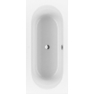 Villeroy & boch Loop duobad - 180x80cm - rechthoek/binnenbad ovaal - acryl Wit Alpin glans 0948475