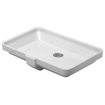 Duravit 2nd floor onderbouwwastafel zonder kraanvlak 55.5x38cm met Wondergliss wit 0290372