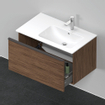 Duravit D-Neo wastafelonderkast 81x44x46.2cm 1 lade Noten (donker) Mat SW640725