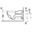 Duravit Starck 3 wandcloset 370x355x700mm diepspoel wit 0290126