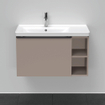 Duravit D-Neo wastafelonderkast 78.4x44x45.2cm 1 lade met softclose Basalt Mat SW640774