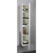 Adema Bella hoge kast greeploos 2 deuren 145x30x30cm Wit hoogglans Flat Pack SW538943