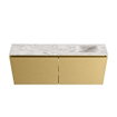 MONDIAZ TURE-DLUX 120cm toiletmeubel Oro. EDEN wastafel Glace positie rechts. Zonder kraangat. SW1103450