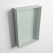 Mondiaz Easy nis 29.5x44.5x8cm - inbouw/opbouw - 1 open vak - Solid surface - Greey SW643645