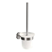 Wiesbaden 304 toiletborstel met houder mat glas/RVS SW62419