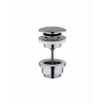 Hotbath Pal clickplug met schroef rond chroom SW12943