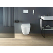 Duravit SensoWash Starck F lite douchewc pack compleet met wandcloset diepspoel spoelrandloos 37.8x57.5cm met closetzitting met deksel wit SW420600