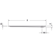 Duravit Starck slimline douchebak 160x70x2cm antislip wit GA92634