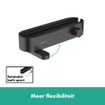 Hansgrohe Pulsify Select badthermotaat met showertablet 40cm mat zwart SW651048