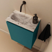 MONDIAZ TURE-DLUX 40cm toiletmeubel Smag. EDEN wastafel Glace positie links. Zonder kraangat. SW1103622