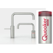 Quooker NL Nordic square kokendwaterkraan opbouw uittrekbare met Combi+ reservoir RVS SW299680