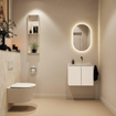 MONDIAZ TURE-DLUX 60cm toiletmeubel Talc. EDEN wastafel Ostra positie rechts. Zonder kraangat. SW1104645