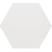 Douglas Jones Vintage Wandtegel hexagon 15x17cm 8mm witte scherf Blanco SW360896