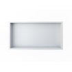 Looox BoX nis - 60x30x7cm - inbouw - met flens - wit SW546718