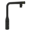 GroheEssence SmartControl1-gats keukenkraan m. uittrekbare uitloop m. 2 straalsoortenvoorsprong 20.1cmphantom black SW901526