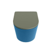 MONDIAZ LAVIE wandclosetpack - 36x53cm - diepspoel - rimless - Jeans (blauw) - softclose - quick-release - toiletzitting - Army (groen) SW1208573