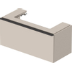 Duravit D-Neo wastafelonderkast 98.4x44x44.2cm 1 lade Taupe Mat SW640719