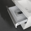 Villeroy & Boch Venticello wastafelonderbouwkast met 2 laden voor wastafel 60.3x50.2x59cm glans wit 1025474