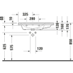 Duravit D-Neo wastafel 80x48x17cm 1 kraangat rechthoek Keramiek Wit SW640624