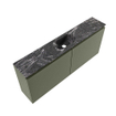MONDIAZ TURE-DLUX 120cm toiletmeubel Army. EDEN wastafel Lava positie midden. Zonder kraangat. SW1103689